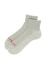 ROTOTO Hemp / Organic Cotton Pile Ankle Socks - Grey