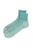 ROTOTO Hemp / Organic Cotton Pile Ankle Socks - Sea Green