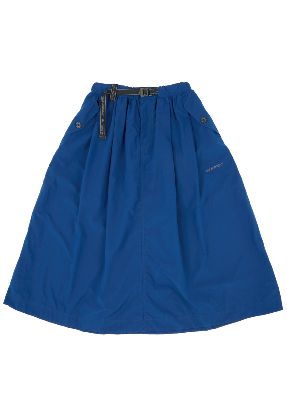 and Wander Women's Oversized Cargo Skirt - Blue