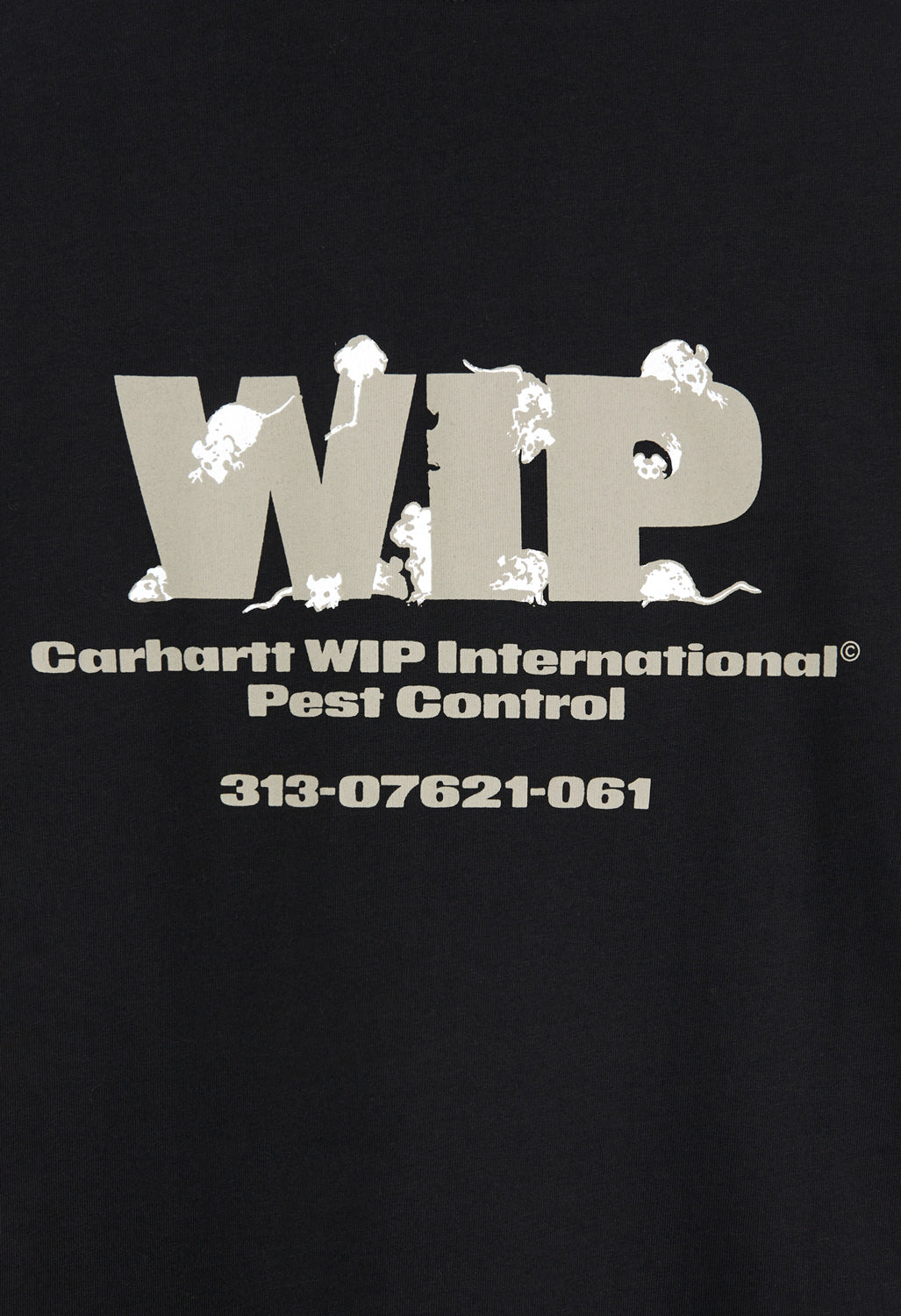 CARHARTT WIP Pest Control Logo-Print Cotton-Jersey T-Shirt for Men