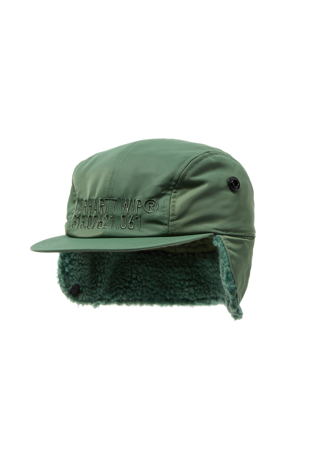 Carhartt WIP Olten Ear Guard Cap - Duck Green / Duck Green