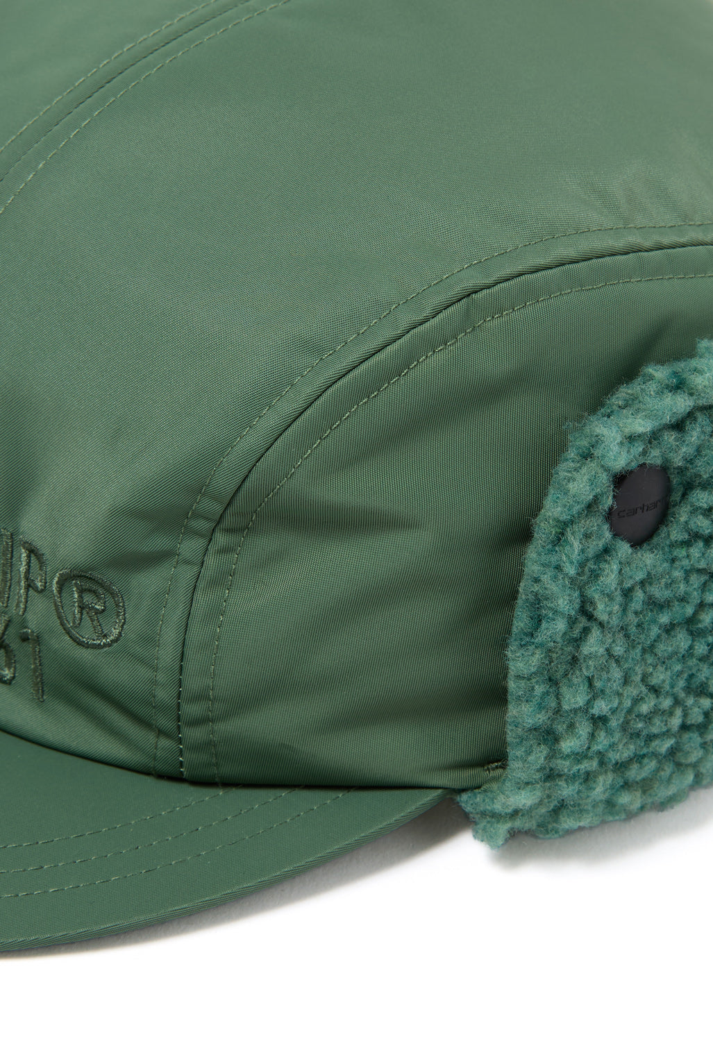 Carhartt WIP Olten Ear Guard Cap - Duck Green / Duck Green