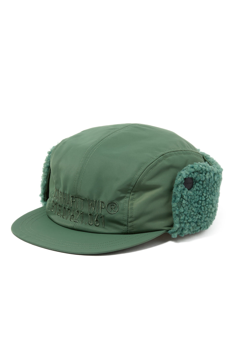 Carhartt WIP Olten Ear Guard Cap - Duck Green / Duck Green