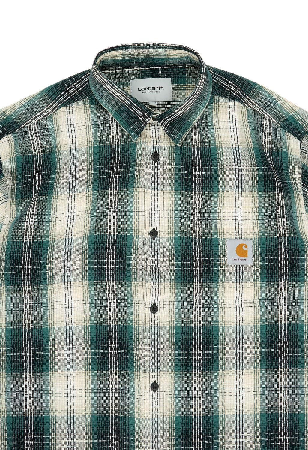 Carhartt Wip Long Sleeved Blanton Shirt - Blanton Check / Malachite