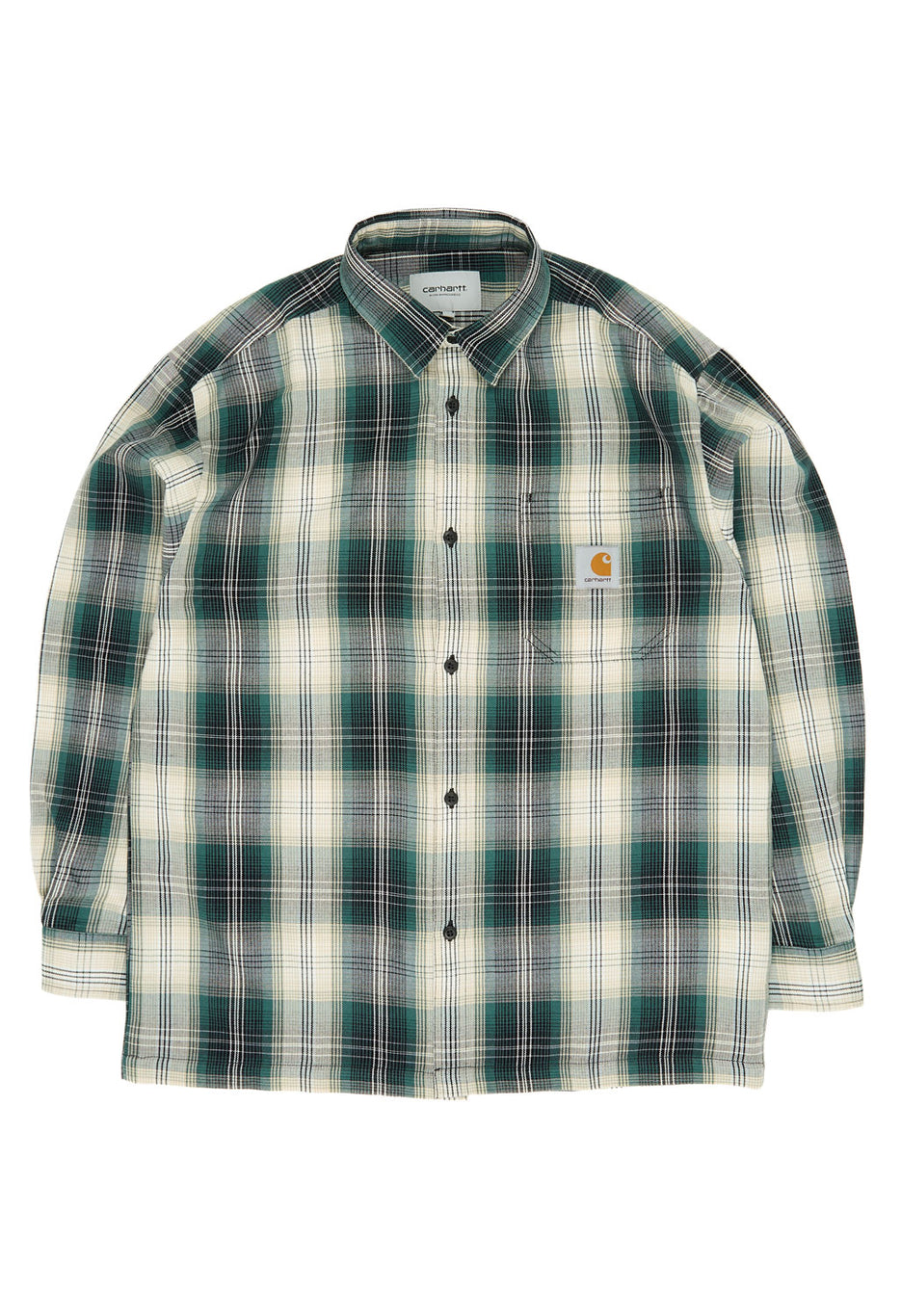 Carhartt Wip Long Sleeved Blanton Shirt - Blanton Check / Malachite