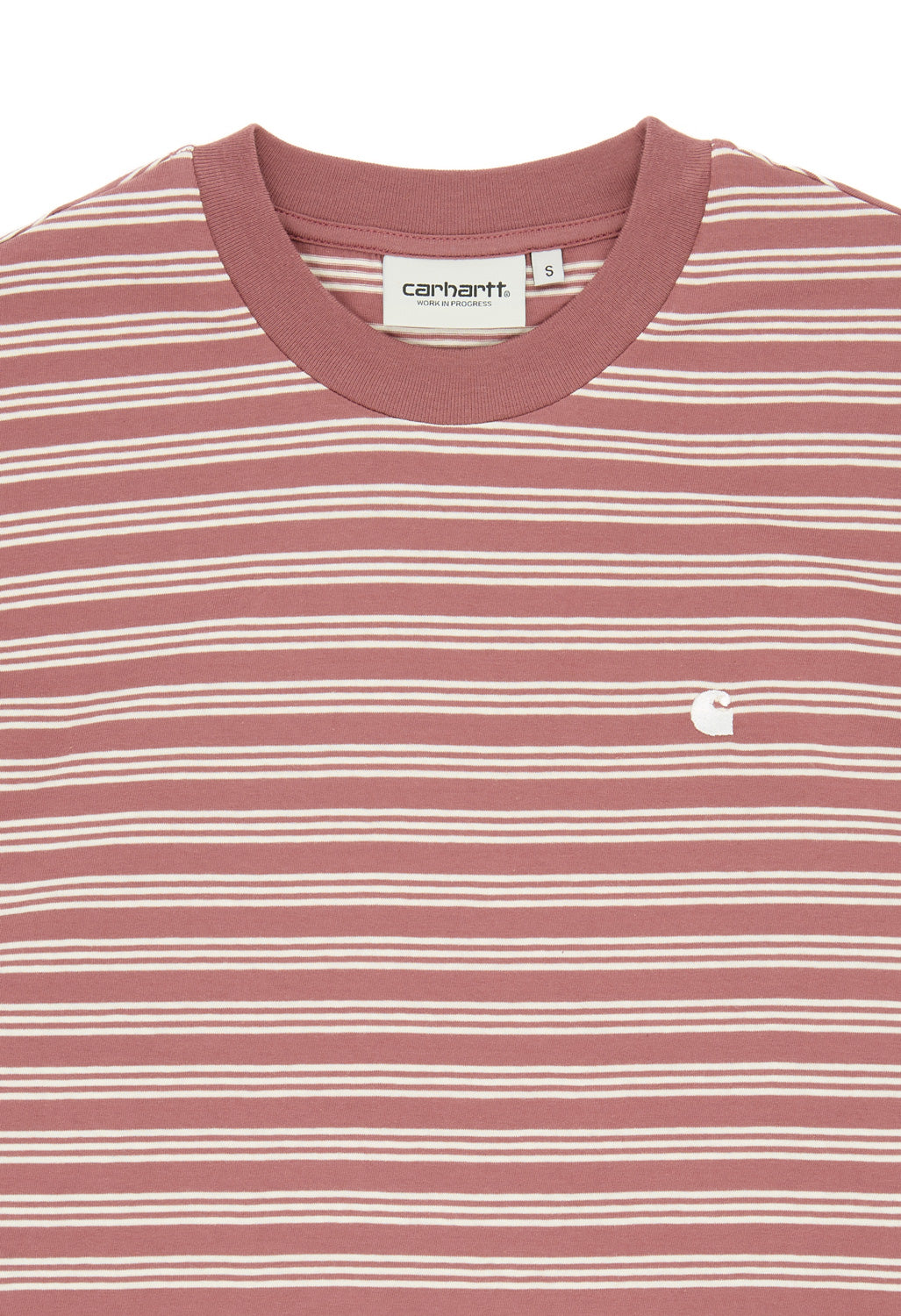 Carhartt WIP Women's Sydney T-Shirt - Sydney Stripe / Dusky Pink