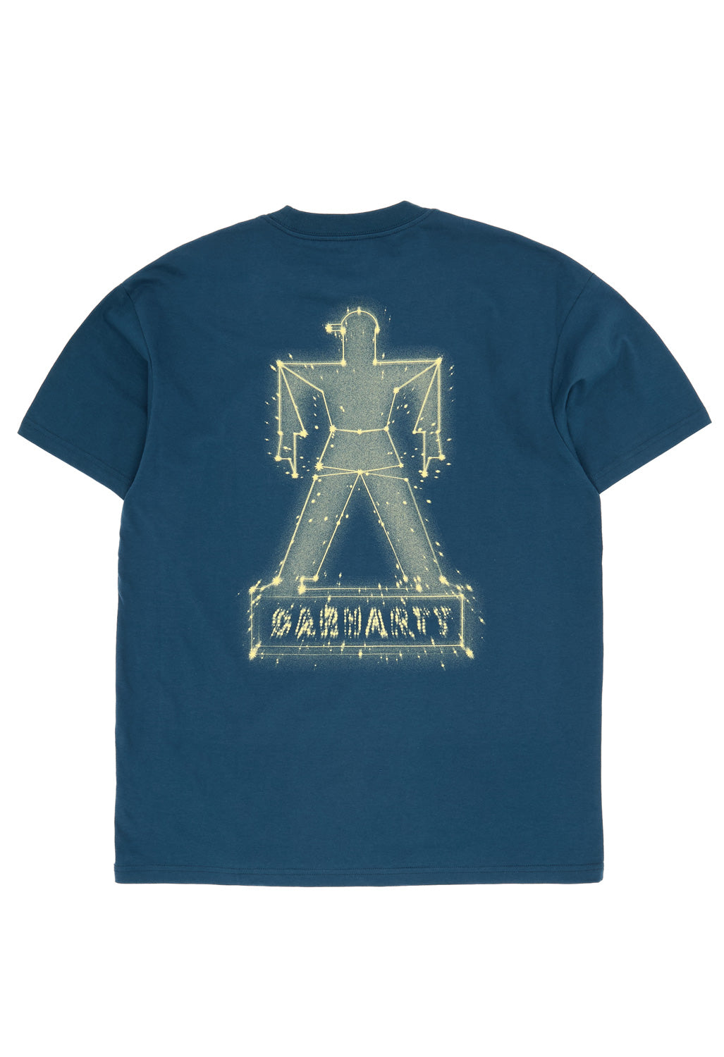 Carhartt WIP Stargazer T-Shirt - Dusky Blue / Yellow