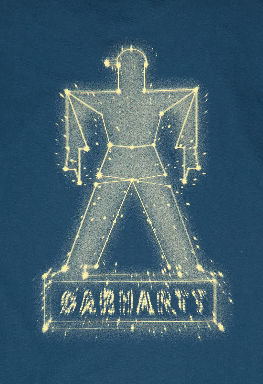 Carhartt WIP Stargazer T-Shirt - Dusky Blue / Yellow