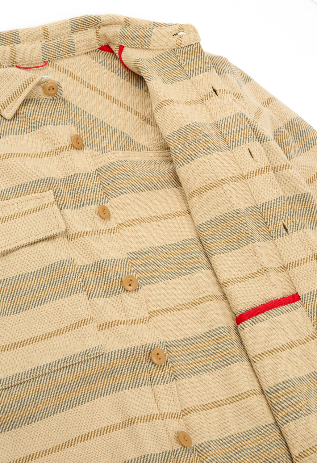 Topo Designs Men's Mountain Shirt Jacket - Sahara Stripe Multi