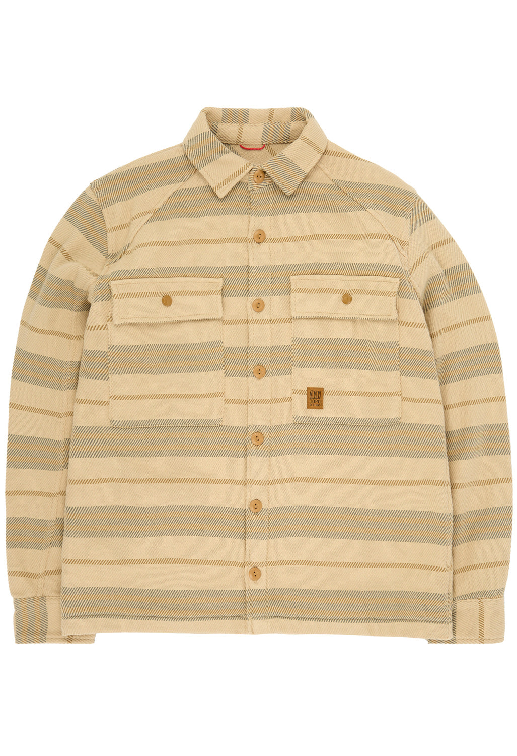 Topo Designs Men's Mountain Shirt Jacket - Sahara Stripe Multi