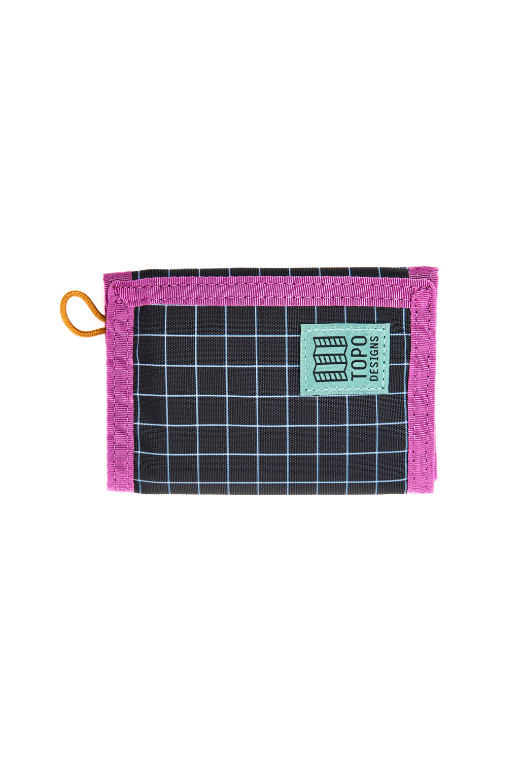 Topo Designs Tri-Fold Wallet - B/W Grid