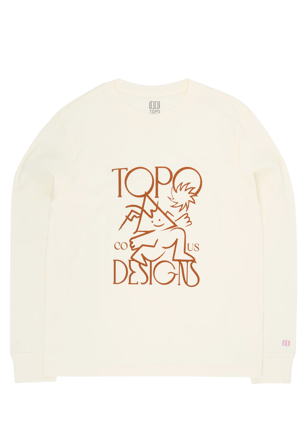 Topo Designs Men's Roamer Long Sleeved Tee - Natural