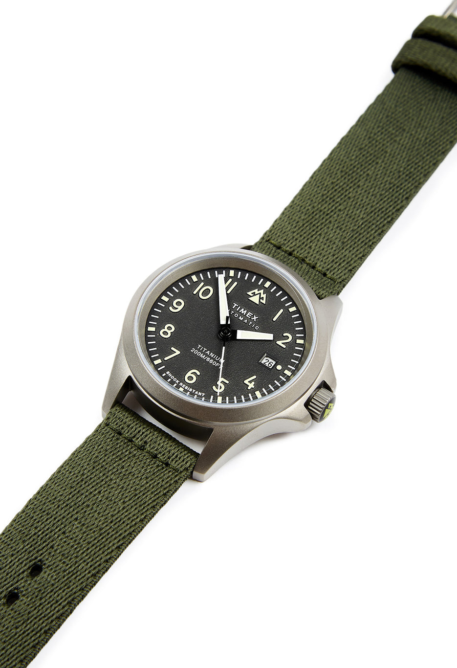 Timex Expedition North Titanium Automatic Watch - Titanium / Grey / Olive