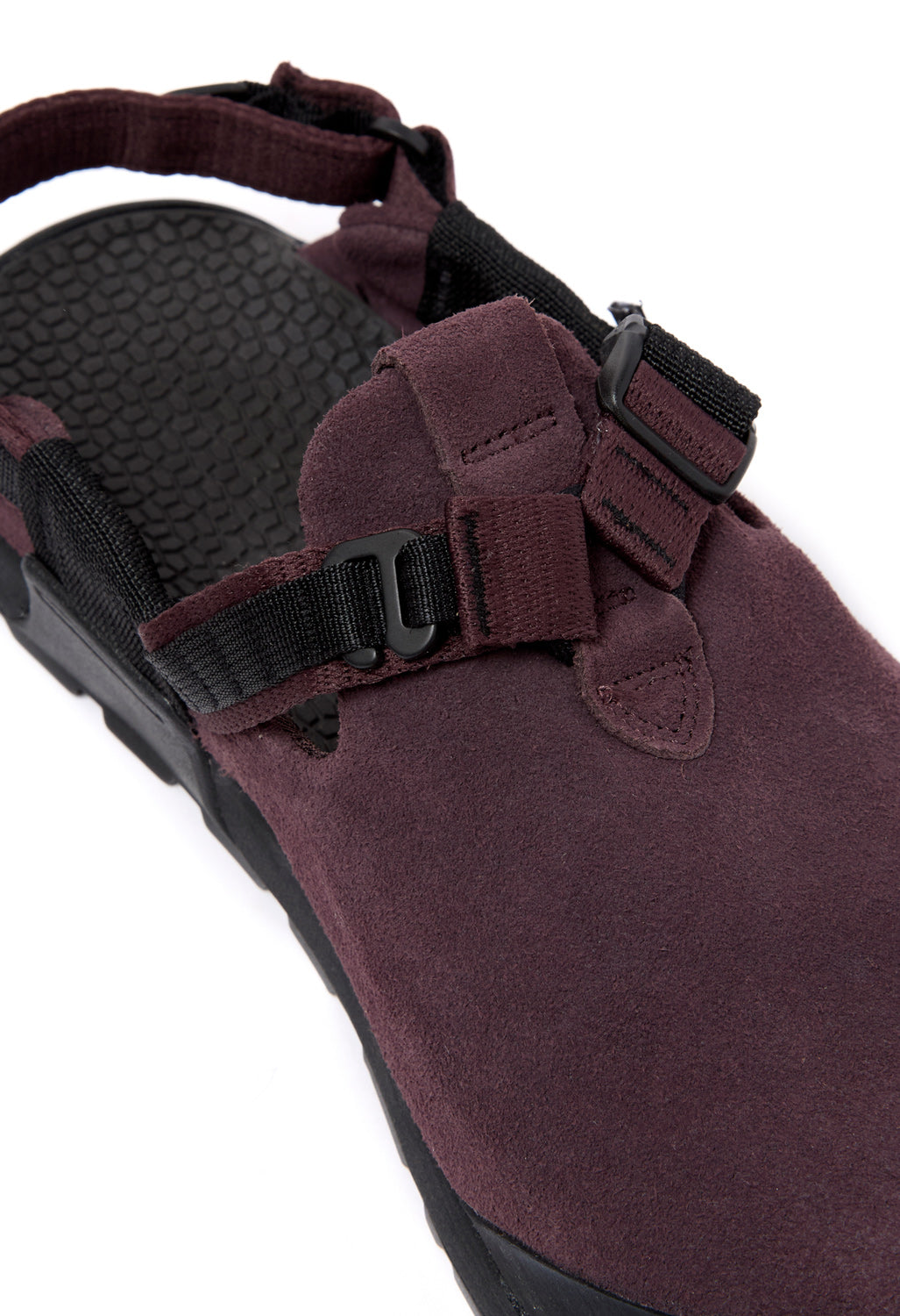 Bedrock Sandals Mountain Clog - Deep Plum Suede