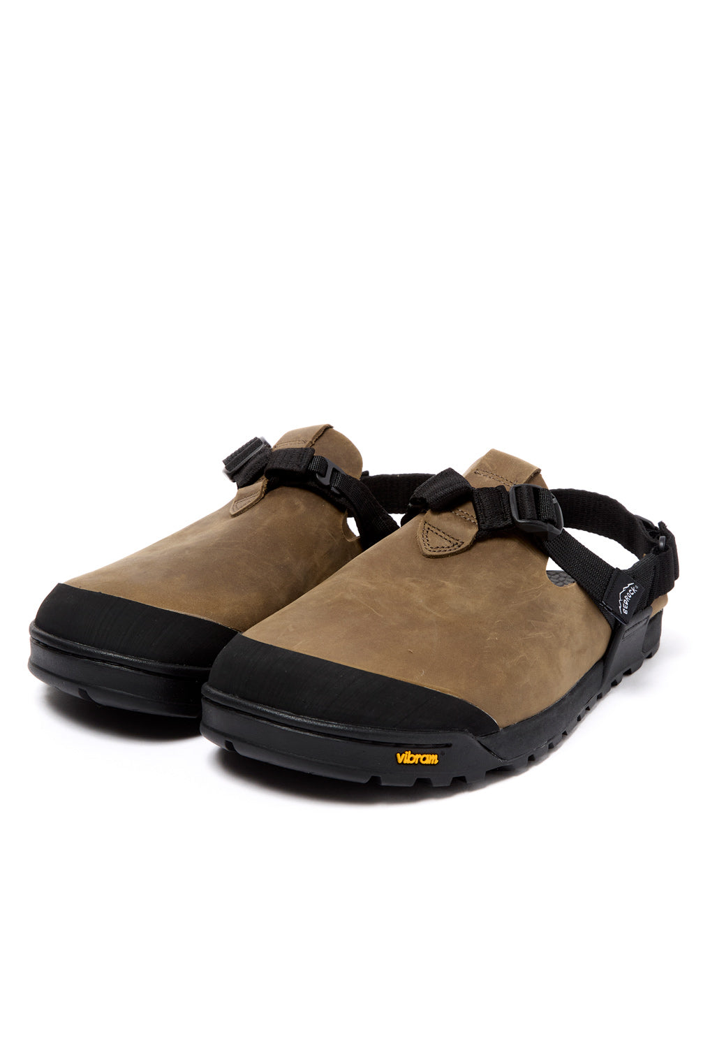 Bedrock Sandals Mountain Clog - Driftwood Grey Nubuck Leather