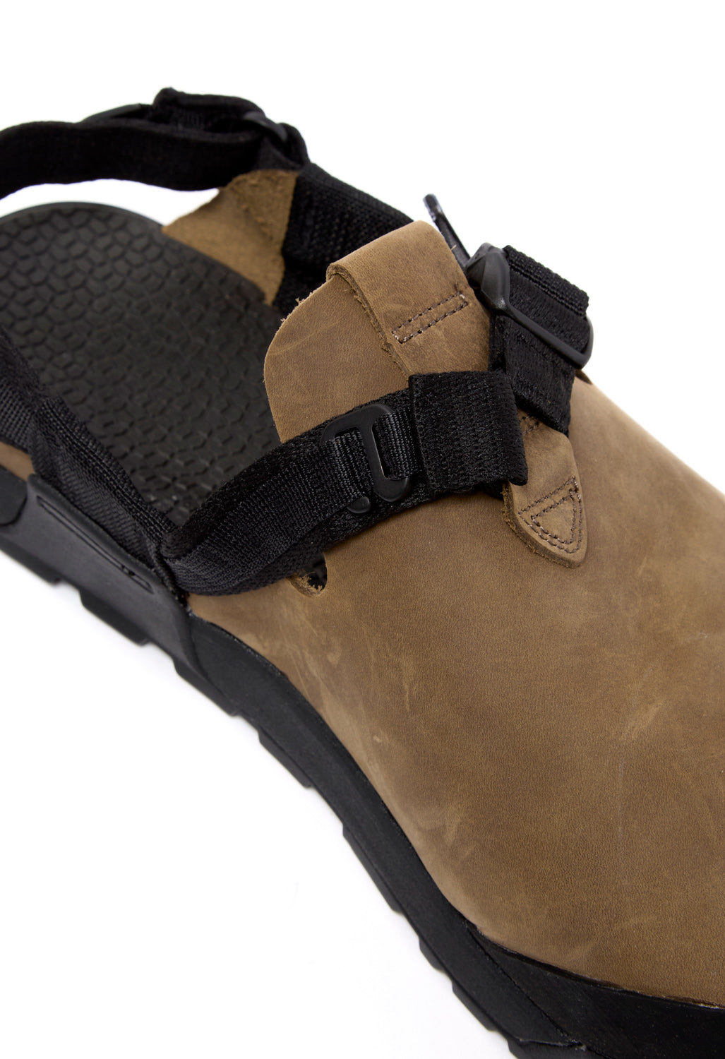 Bedrock Sandals Mountain Clog - Driftwood Grey Nubuck Leather