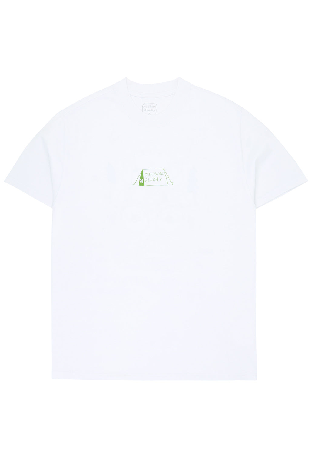 Allday Goods x Outsiders Store Outside Allday T-Shirt - White