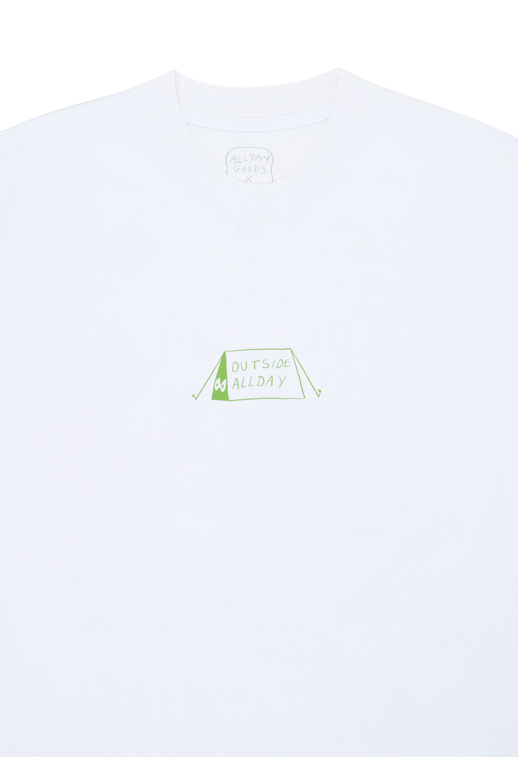 Allday Goods x Outsiders Store Outside Allday T-Shirt - White