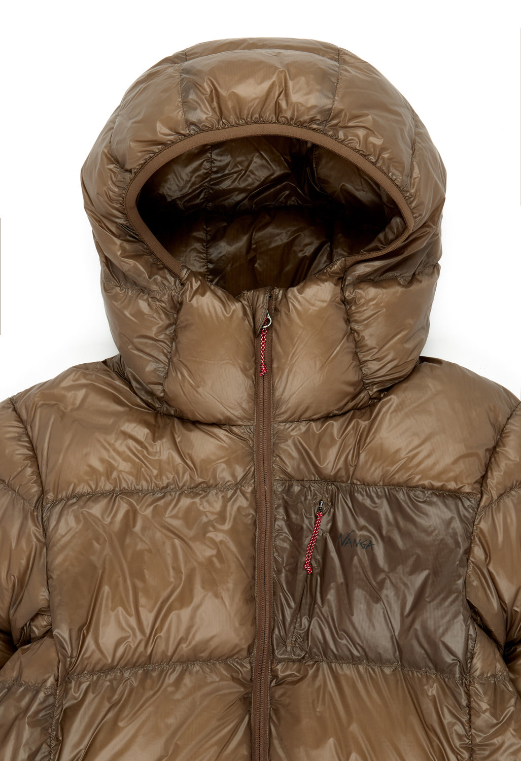 Nanga Men's Mountain Lodge Down Hoodie Jacket - Mocha