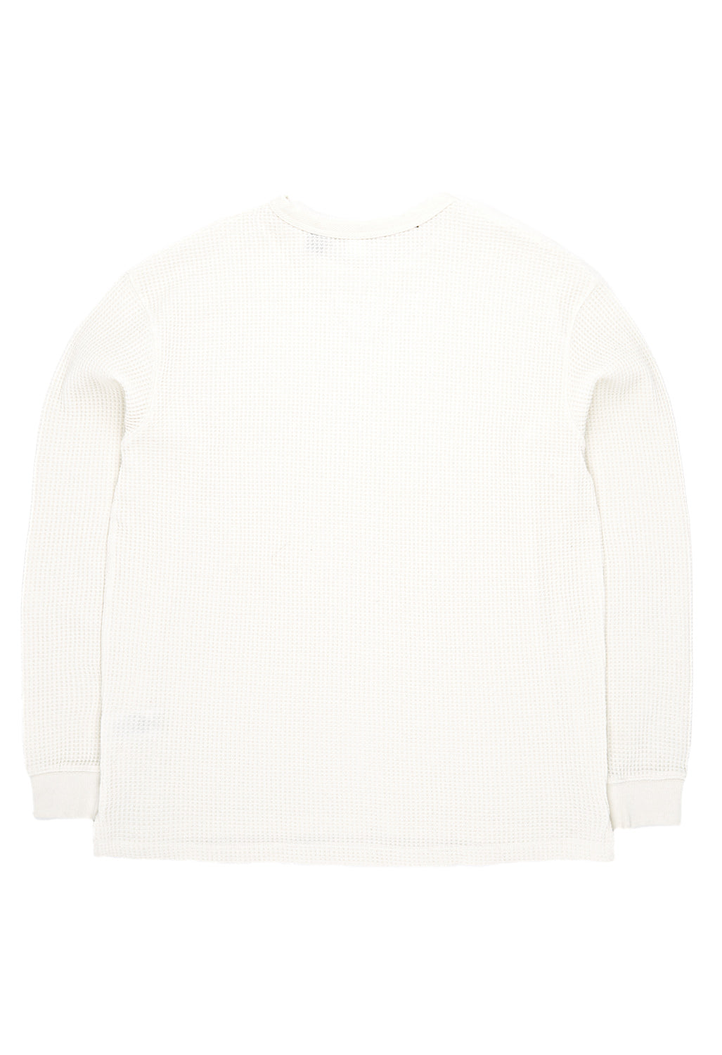 Nanga Men's Eco Hybrid Waffle Long Sleeve Tee - White