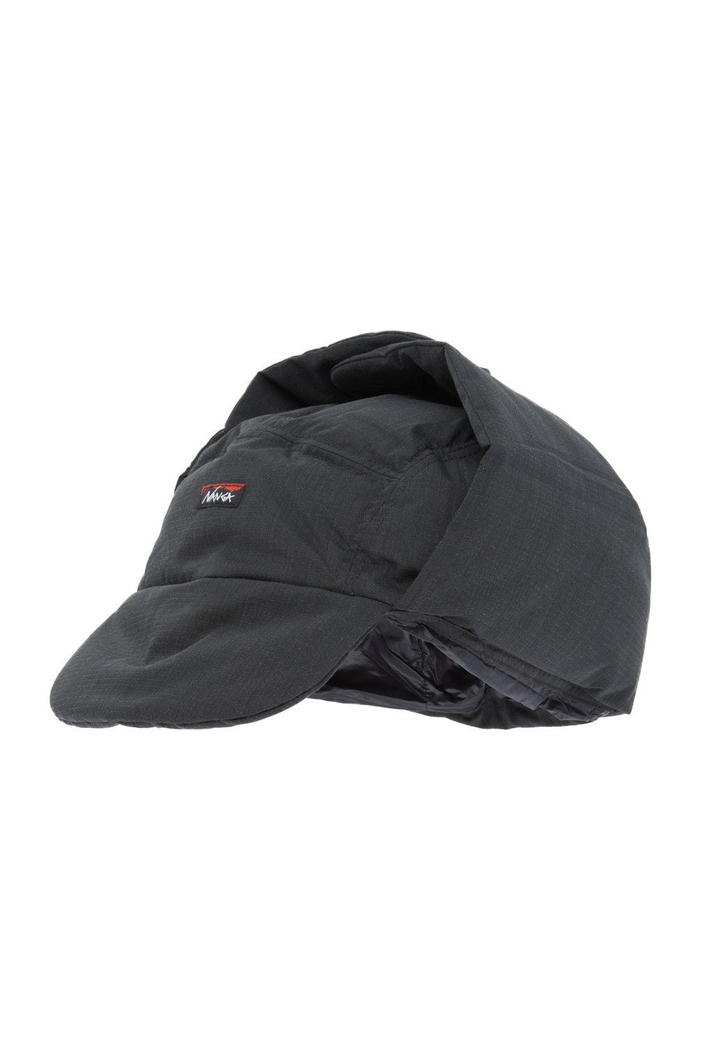 Nanga Hinoc Ripstop Down Ear Flap Cap - Black