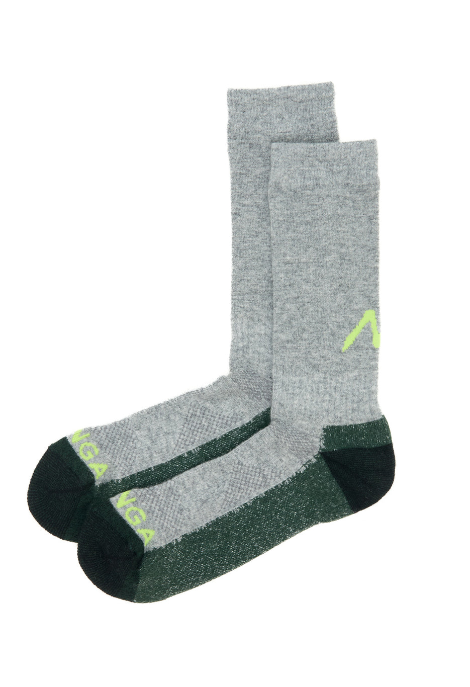 Nanga Wool Pile Compression Crew Socks - Grey