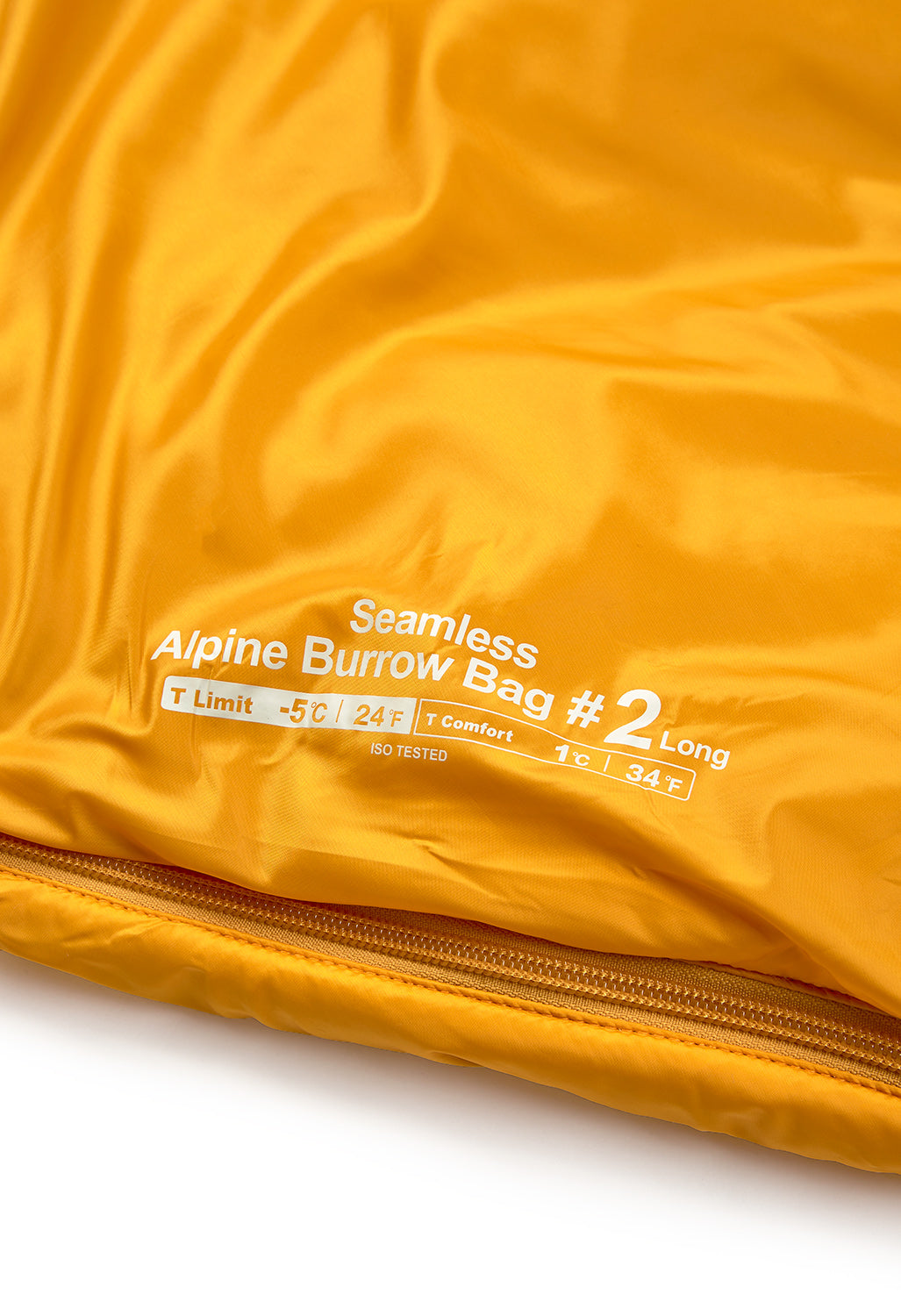 Montbell Seemless Alpine Burrow Bag #2 Long Sleeping Bag - Sunflower