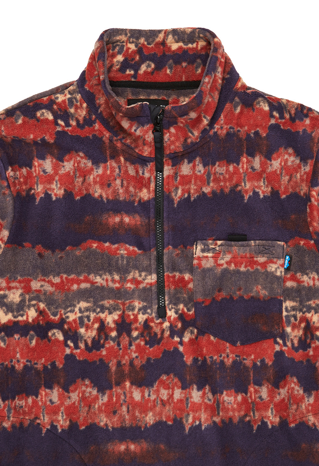 KAVU Men's Bay Ridge Quarter Zip Fleece - Duff Tie Dye – Outsiders