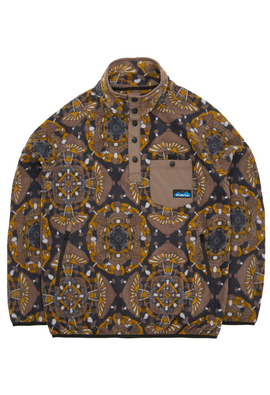 KAVU Men's Teannaway Fleece - Mushroom Montage