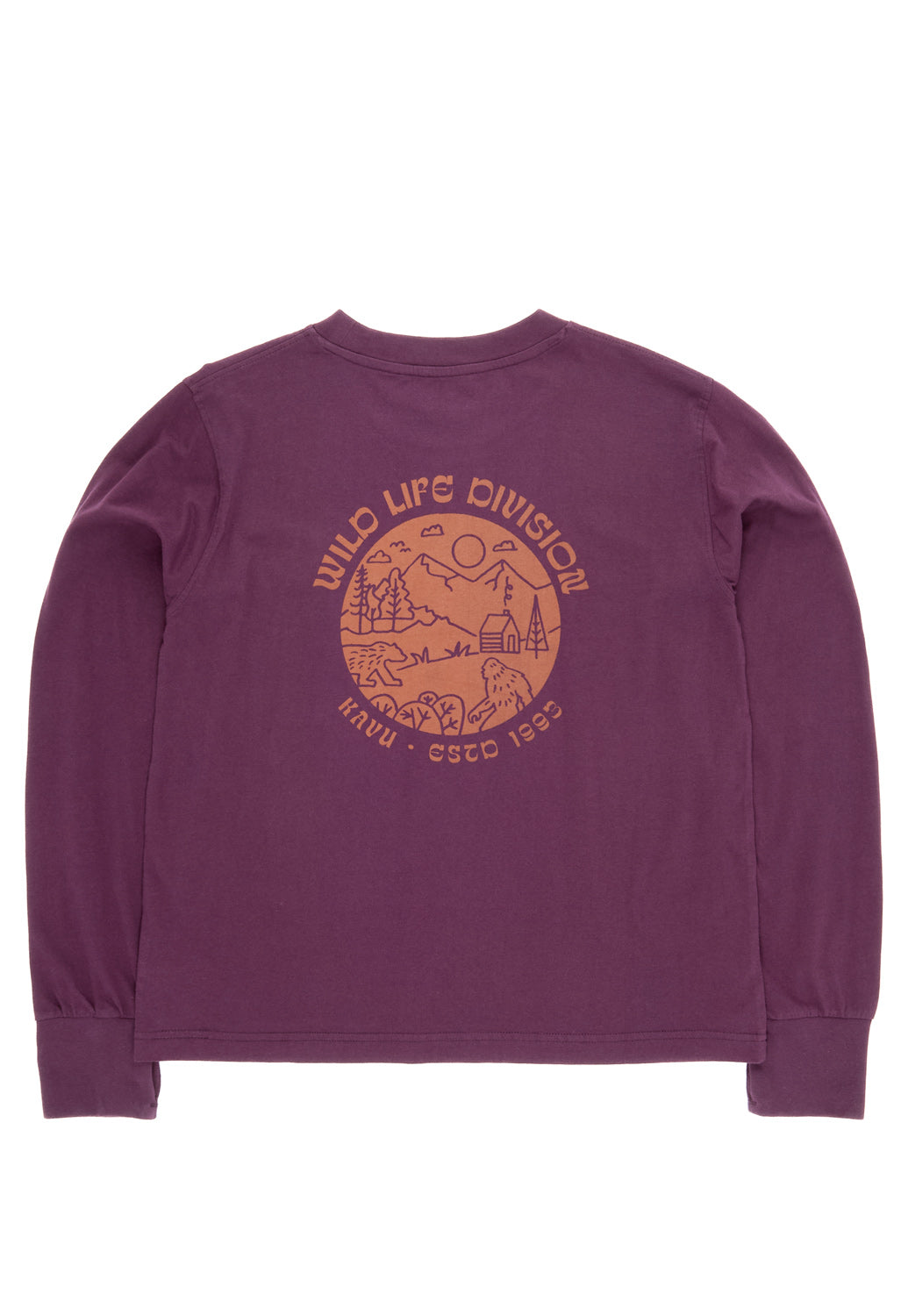 KAVU Women's Westray Long Sleeve Tee - Aubergine