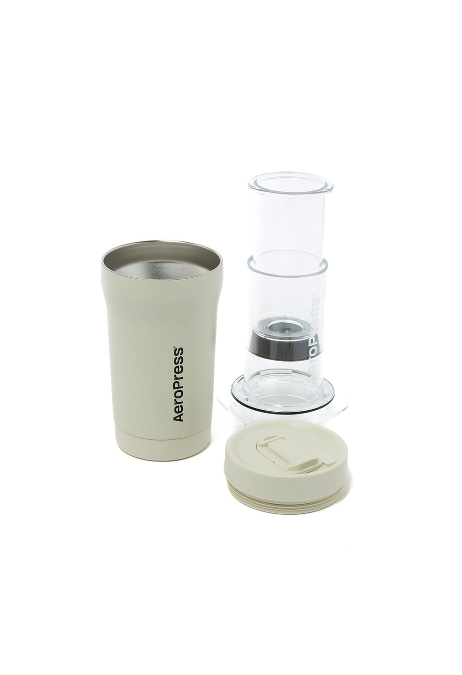 AeroPress Go Plus Travel Coffee Press - Cream