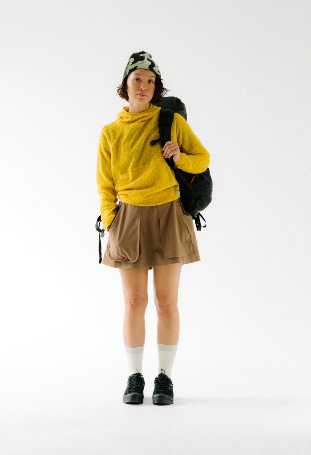 Senchi Designs Alpha 90 Hoodie with Pocket - Saffron