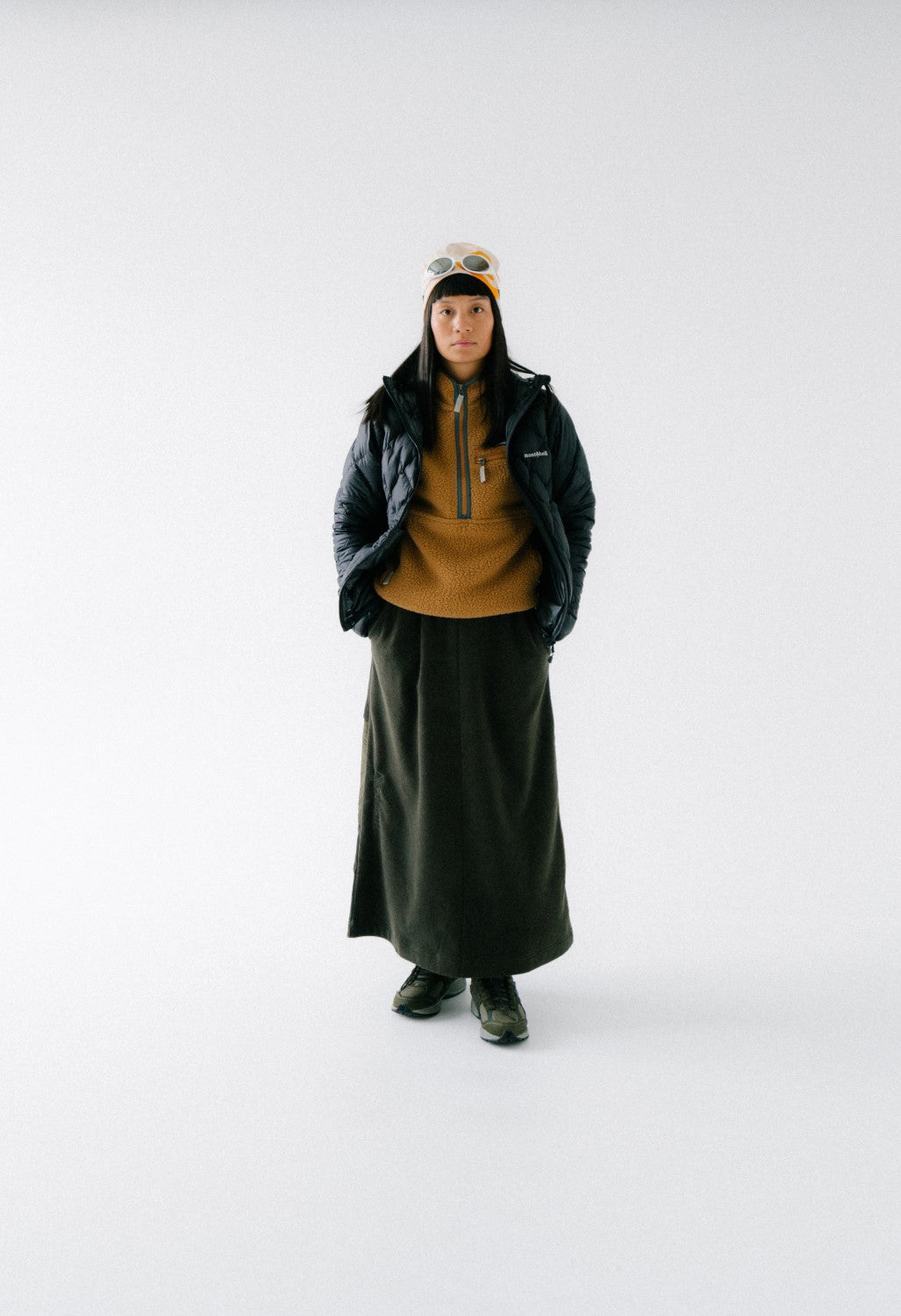Gramicci Women's Polartec Maxi Combination Skirt - Olive