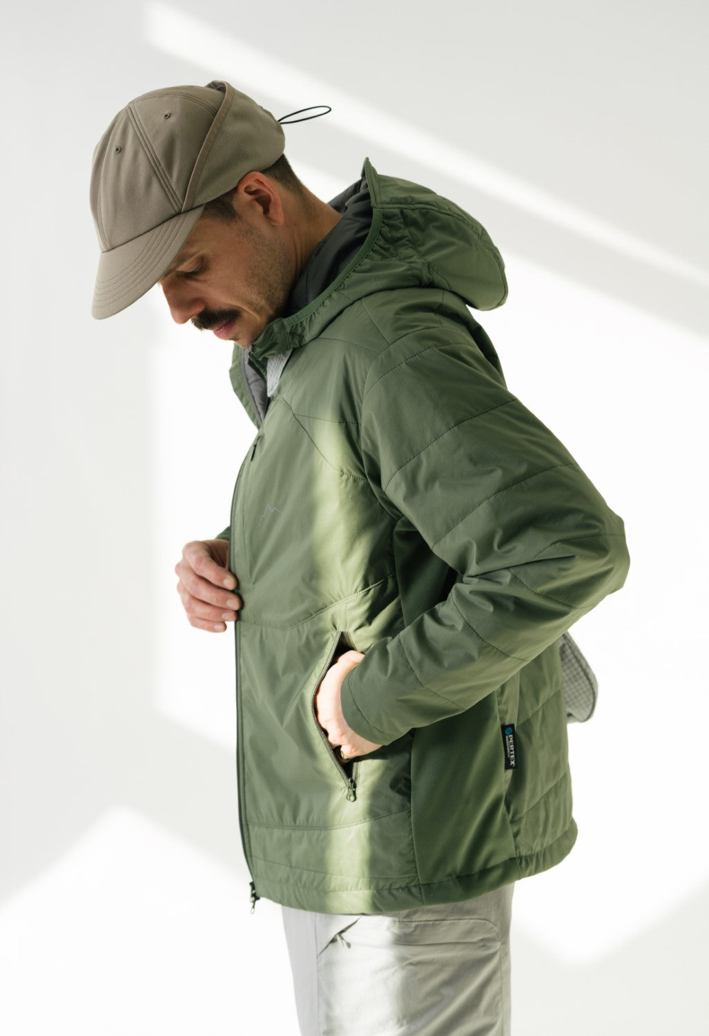 CAYL Men's Karuishi Hybrid Jacket - Light Khaki