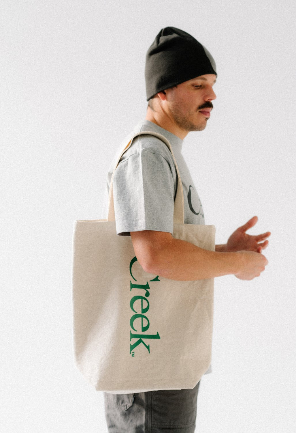 Creek Angler's Device Logo Tote - Natural