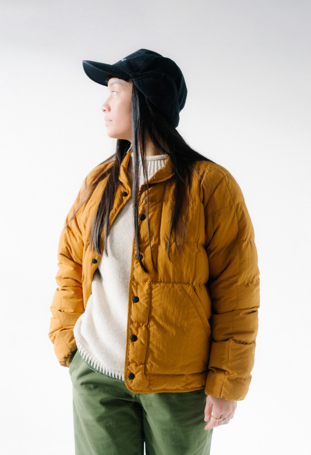 Finisterre Women's Lapwing Jacket - Dark Ochre