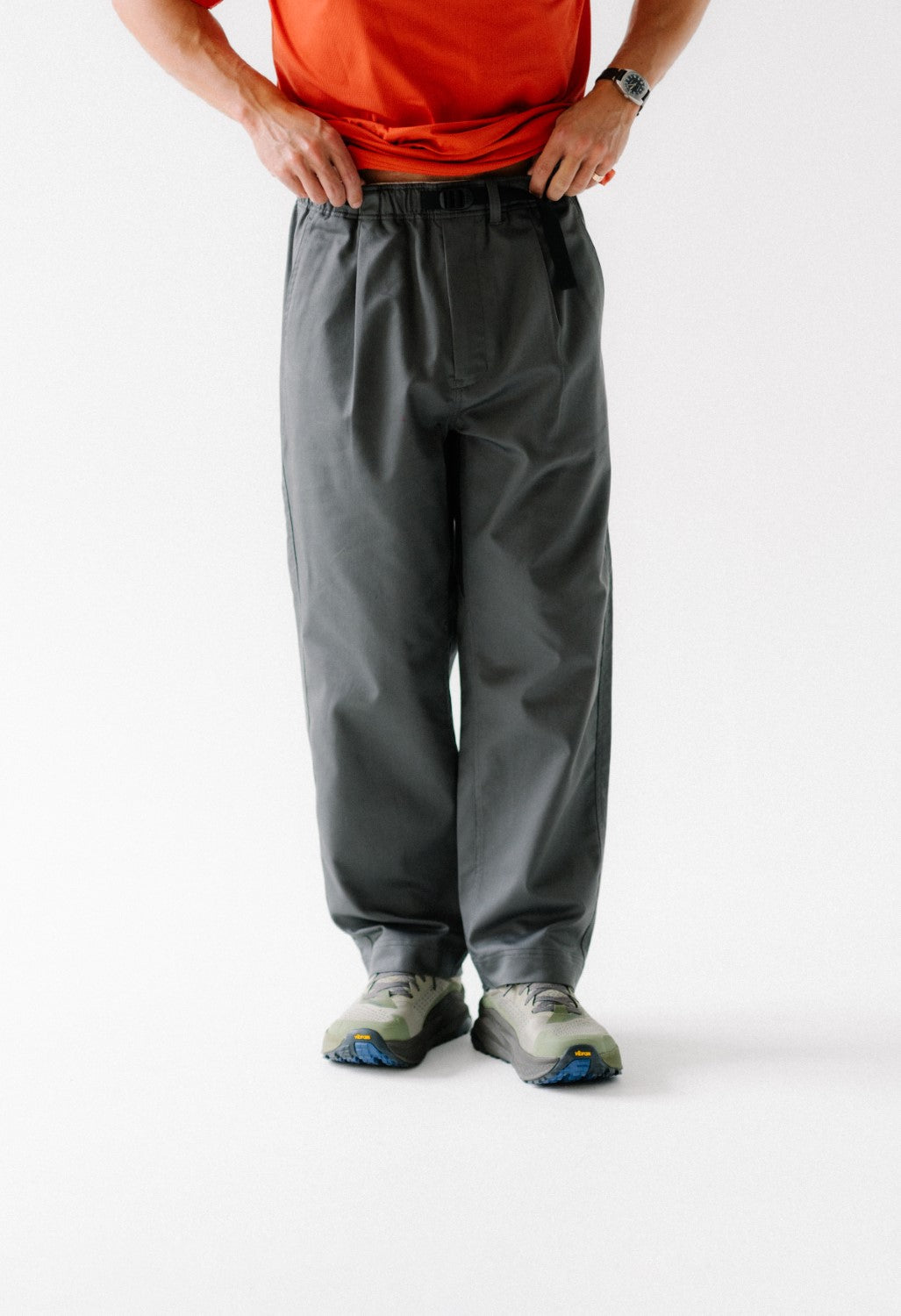 Goldwin Twill Easy Pants - Deep Charcoal