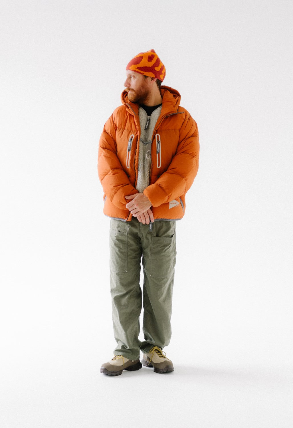 Gramicci x And Wander Down Jacket - ORANGE