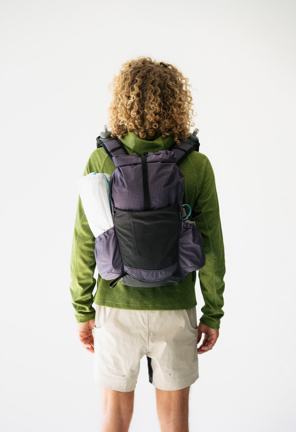 Pa'lante Packs Grid Fleece - Chartreuse