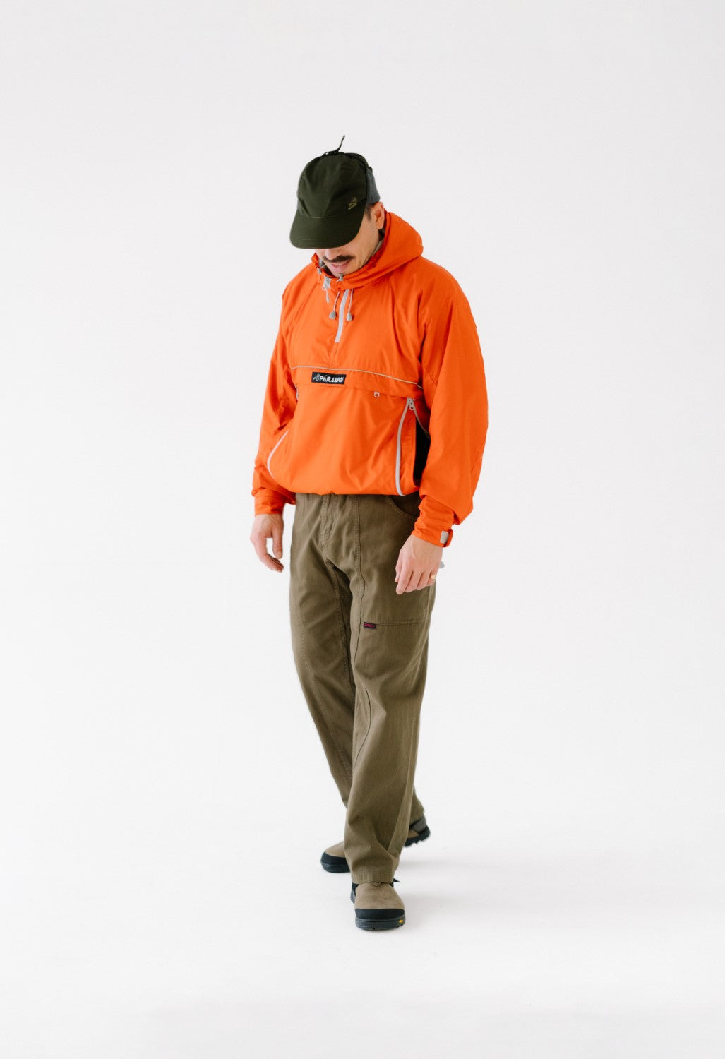 Paramo Mens Velez Adventure Light Smock - Pumpkin / Fog Grey