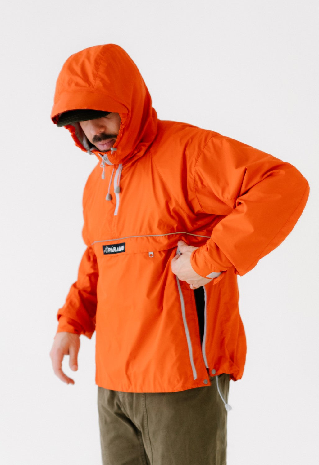 Paramo Mens Velez Adventure Light Smock - Pumpkin / Fog Grey