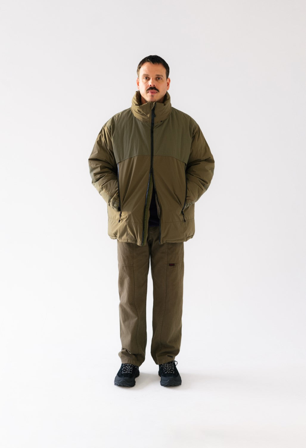 Pilgrim Surf + Supply Richter Down Jacket - Olive