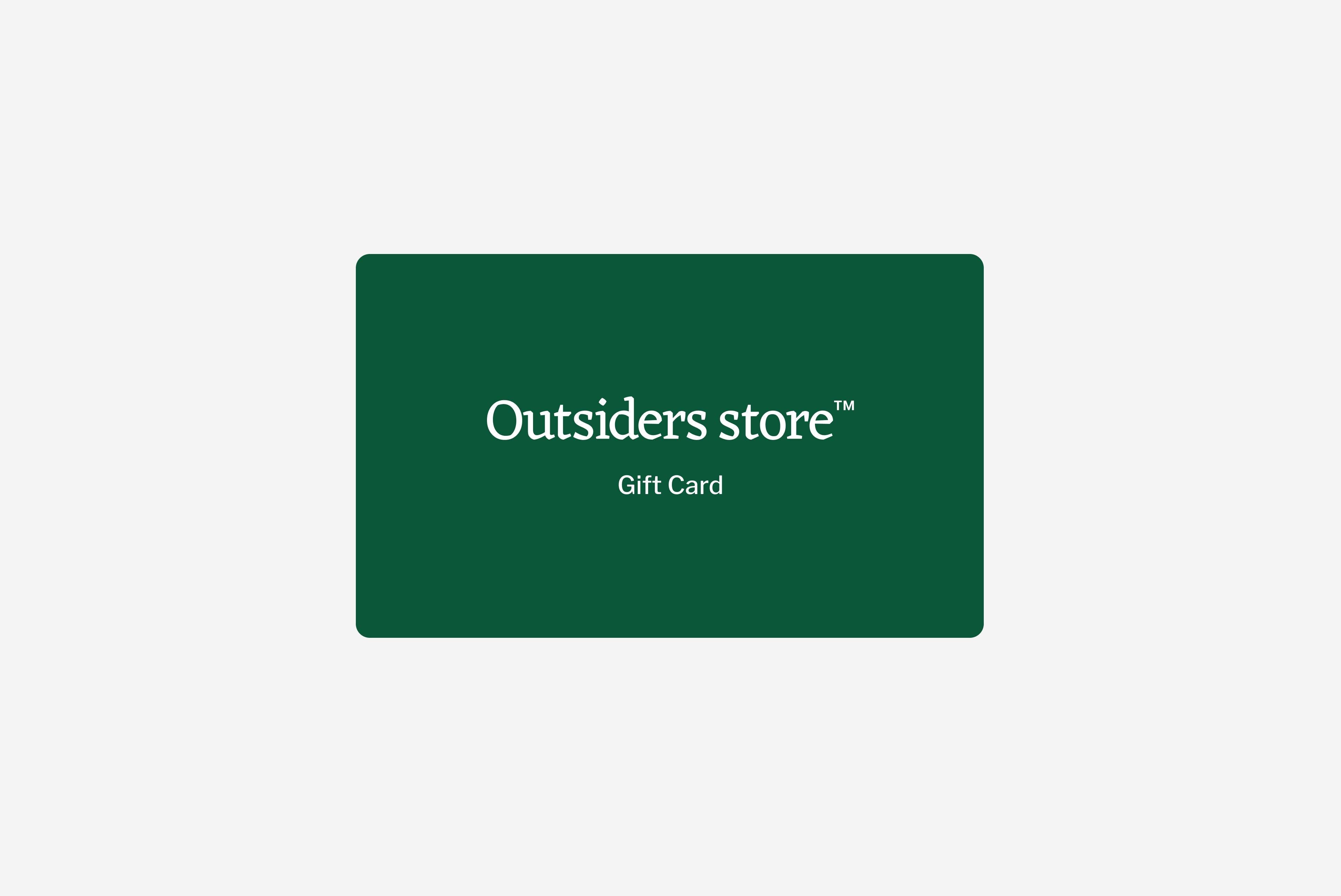 £100 e-Gift Card – Outsiders Store UK